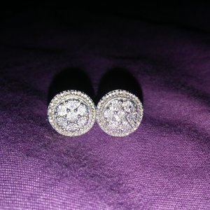 white Gold Beautiful Diamond Earrings